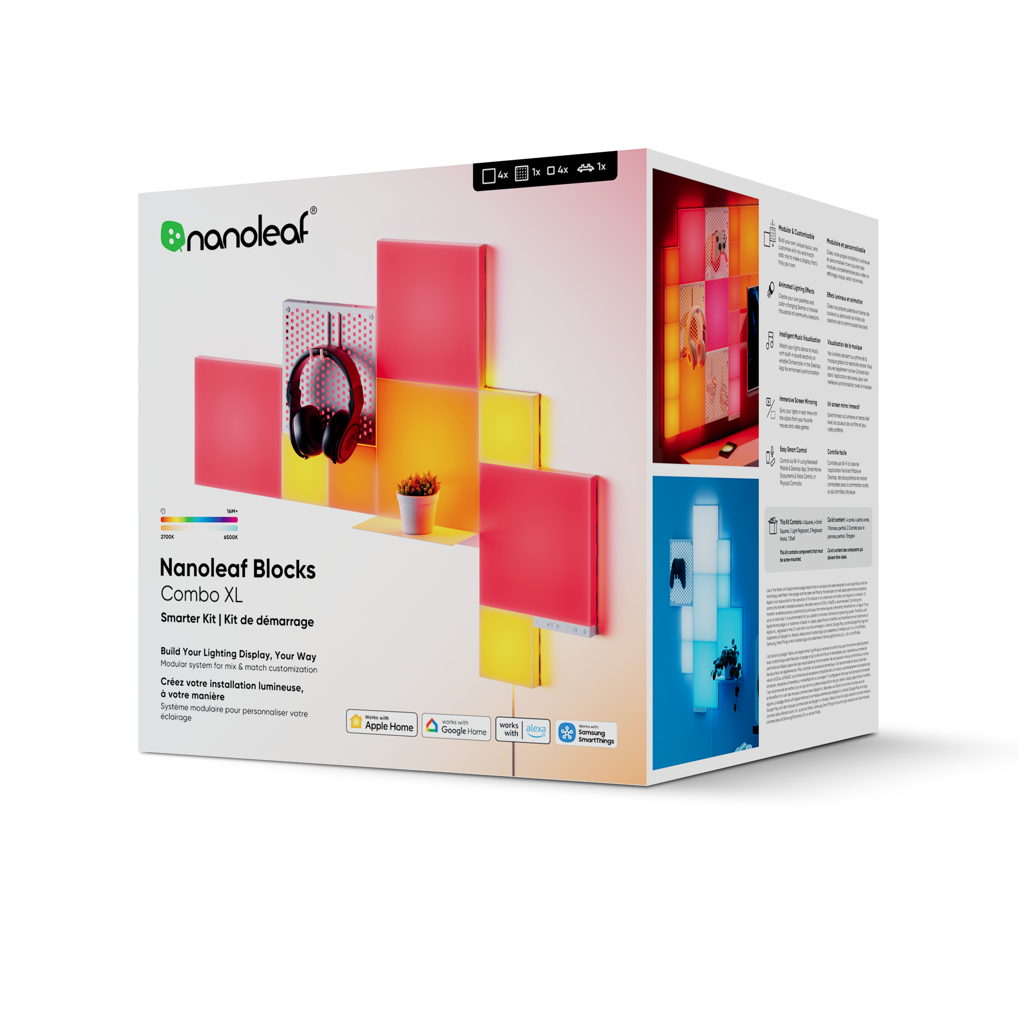 Nanoleaf Blocks Combo XL Smarter Kit (10 Panels)