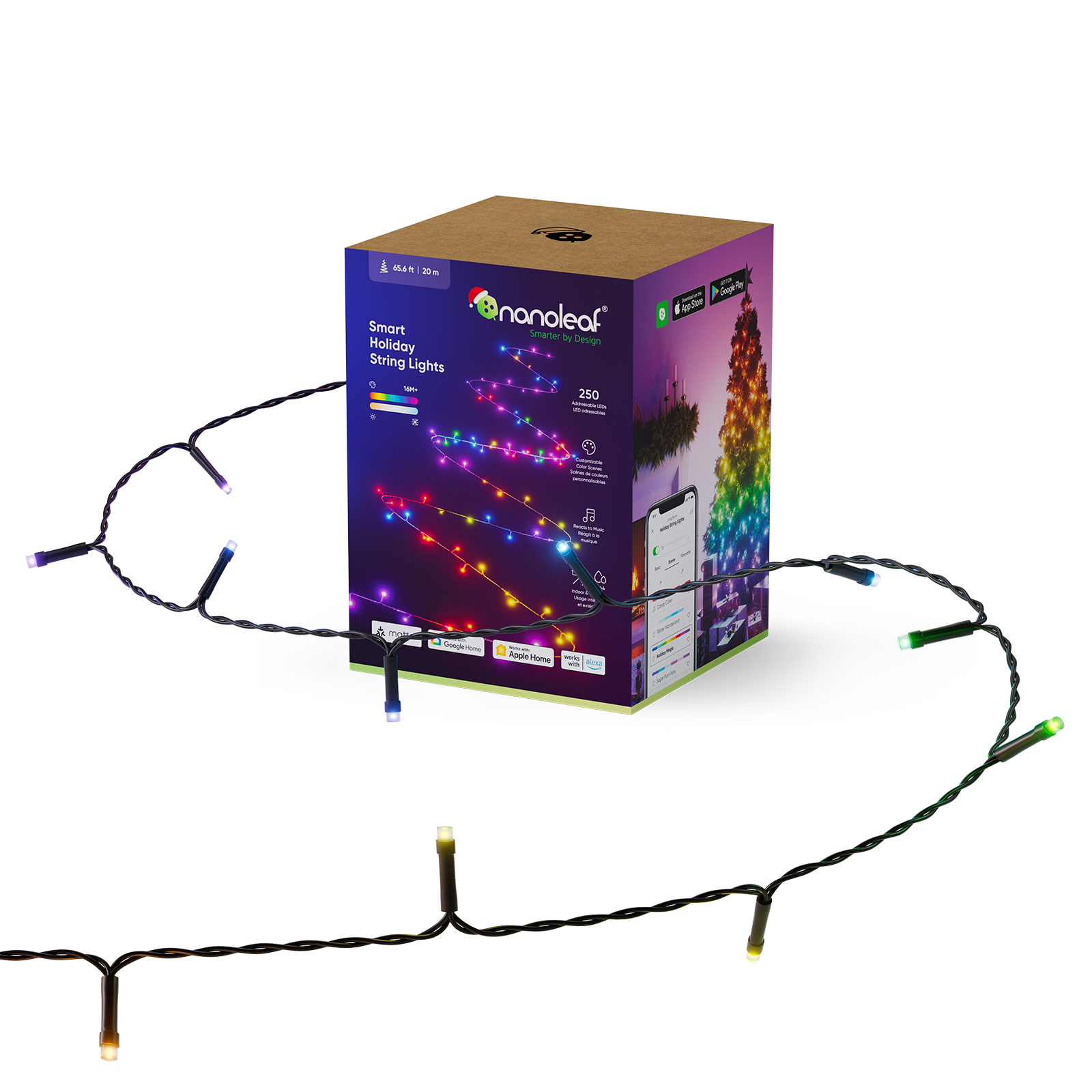 Nanoleaf Matter Smart Holiday String Lights