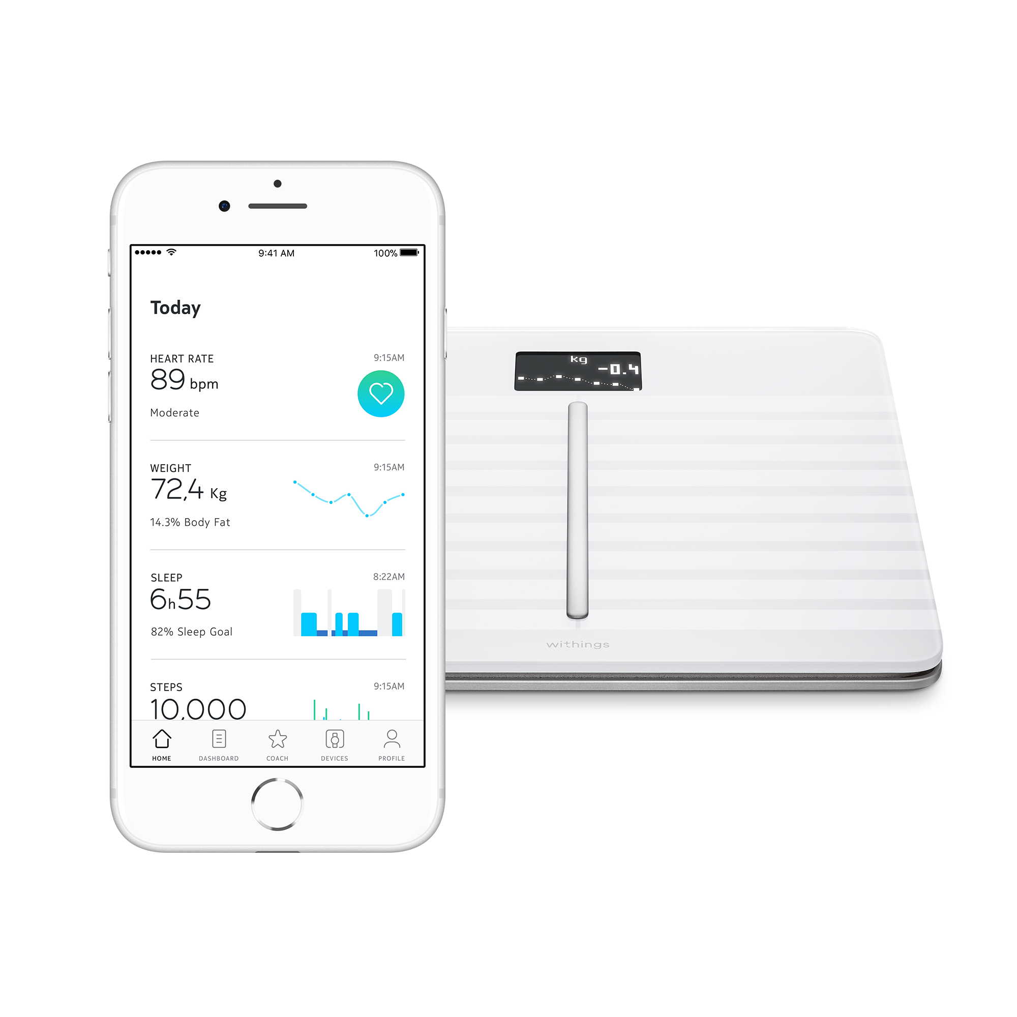 Withings Body Cardio 智能體重及心血管監察磅(白色) – Hong Kong Lava